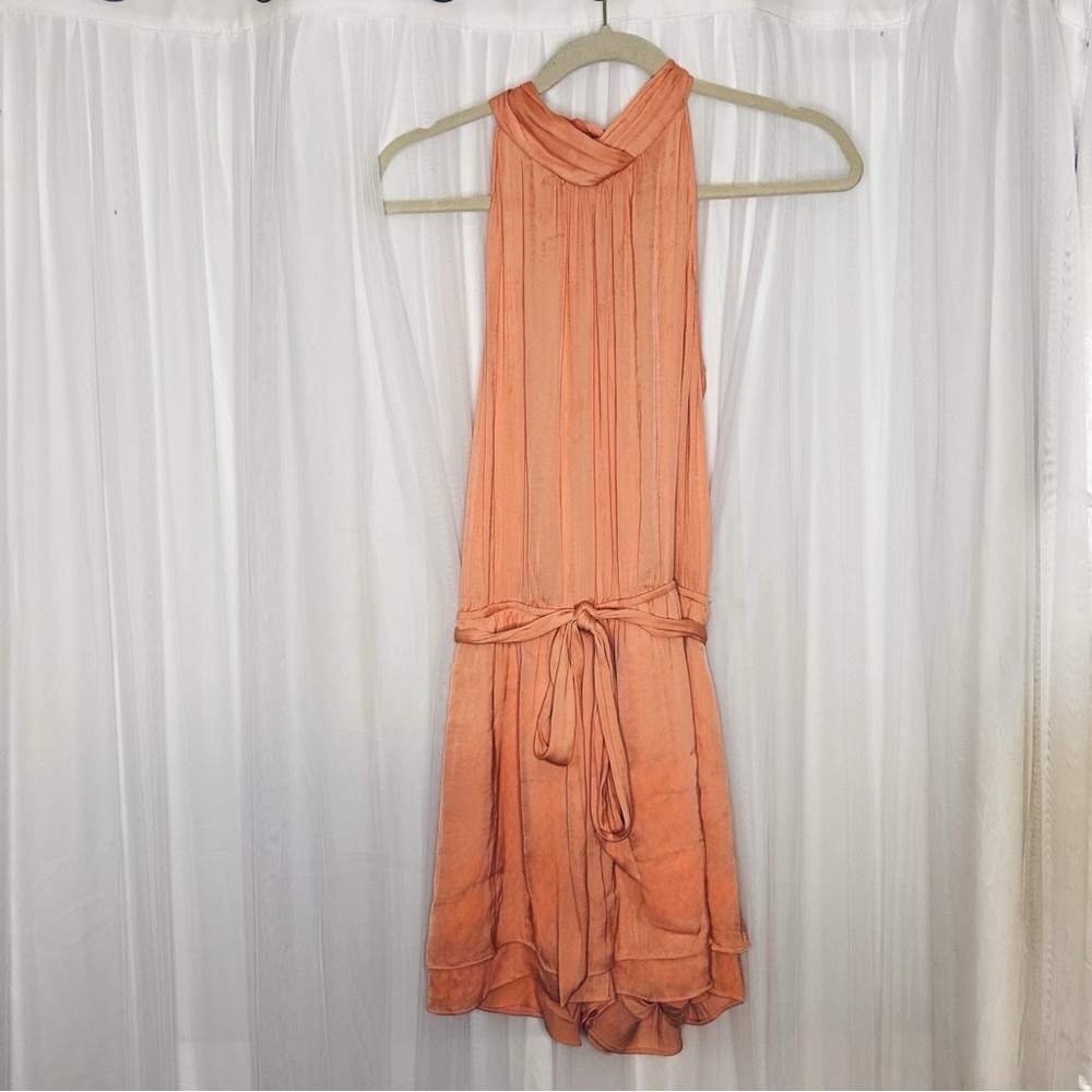 Naked Zebra Pink Halter Jumpsuit Casual Resort